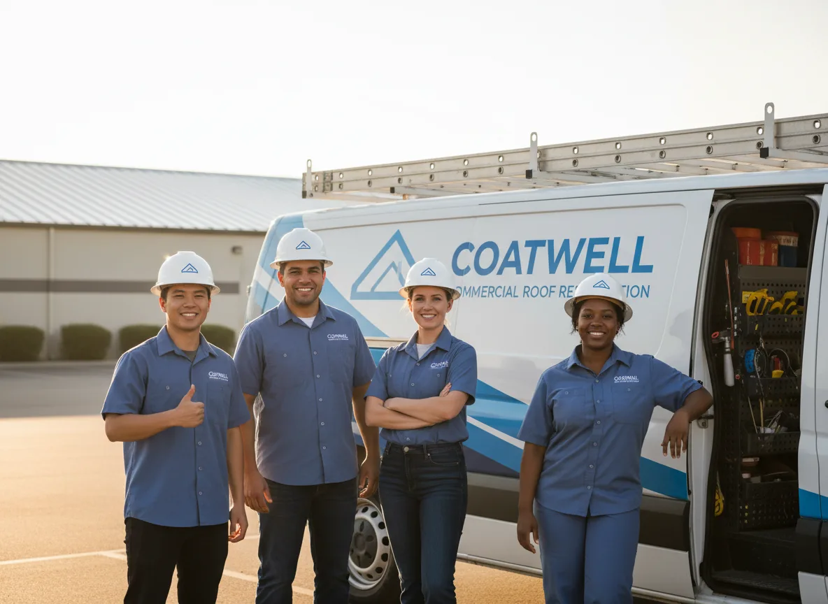 Commercial roof coating company in Hume, VA